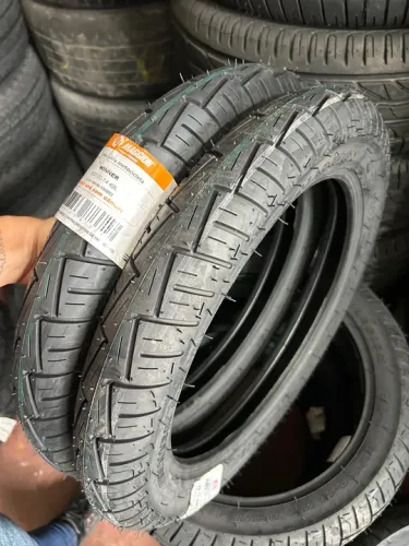 Pneu 80/100 R14 traseiro BIZ (uso sem câmara)