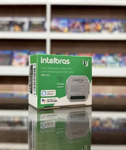 Mini Controlador Interruptor Controlador de Cargas Wi-Fi EWS211 | Loja Curitiba