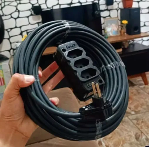 PROMOÇÃO Extensão Elétrica 20 Metros - PP 2x2.5mm Bivolt - Reforçada - Pronta Entrega