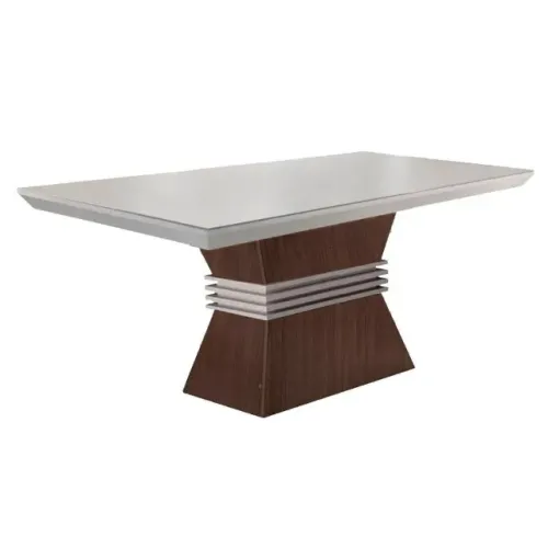 Mesa Agata 1.20m Café,Off White Frete Grátis - Até 12x S/ Juros 