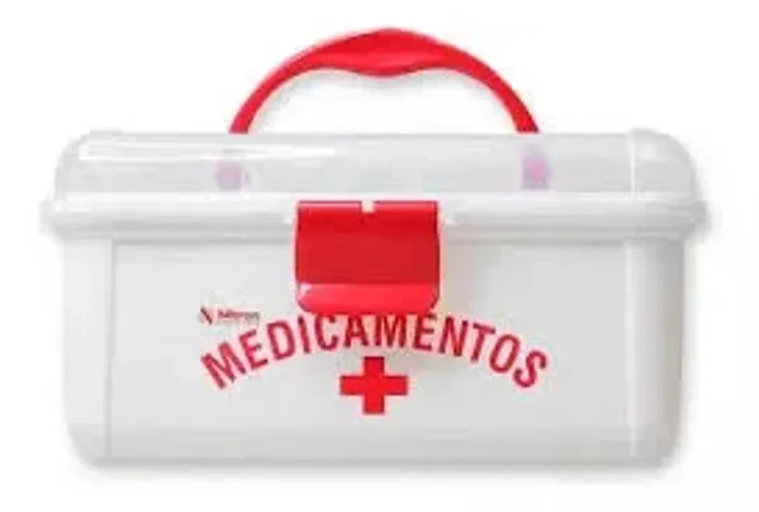 Caixa de guardar medicamentos 