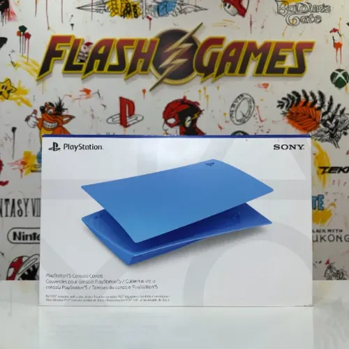 Faceplate PS5 C/ Leitor Azul