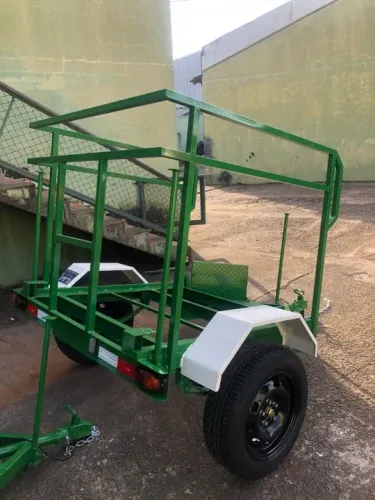 carreta para 1 banheiro quimico