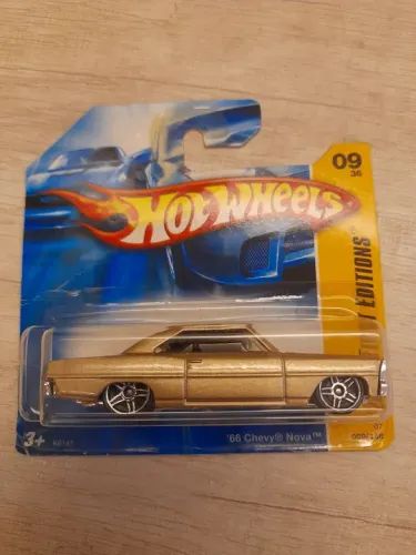 HOT WHEELS 66 CHEVY NOVA 2007 FIRST EDITION 