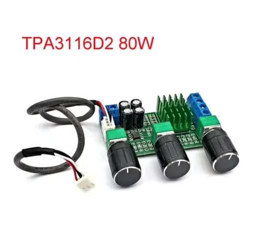 Amplificador Som Módulo Digital 160w 2x80w Estéreo Agudos Graves +Cabo
