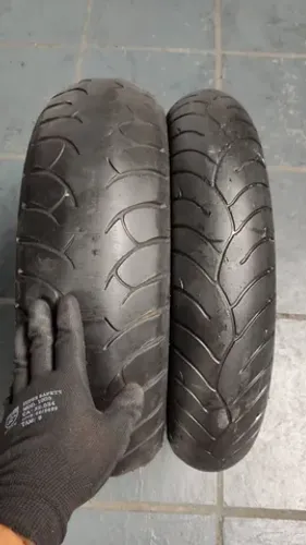 Par pneu usado Metzeler Roadtec Z6 120/70-17 e 160/60-17