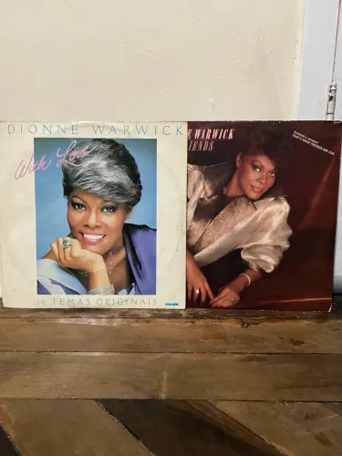 Kit 2 Vinis LPs Dione Warwick