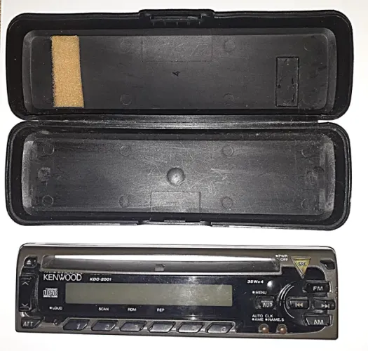 Frente Rádio CD Kenwood KDC-2001 Com Estojo