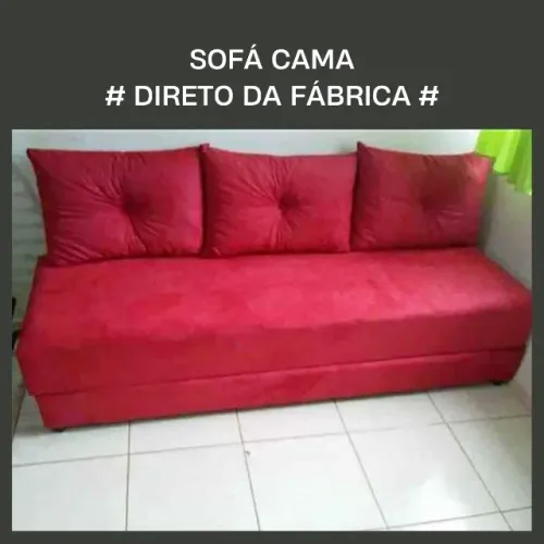 Oferta Sofá Cama Novo Direto da Fabrica Varias Cores