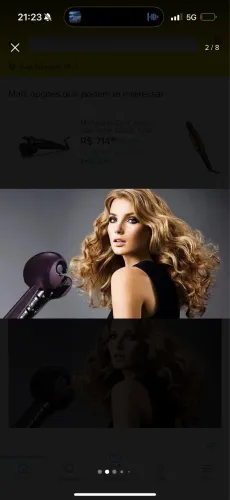 Modelador Cachos Conair Infiniti Pro Curl Secret110v S/caixa Preto