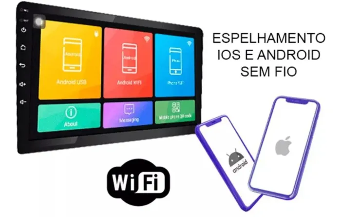 Multimídia 9 Polegadas com Carplay