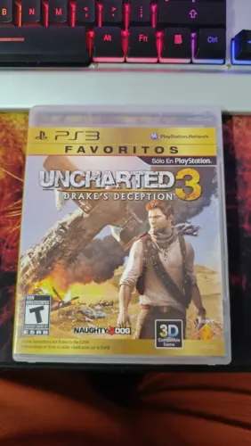 Uncharted 3: Drake's Deception Ps3 - Original - Mídia Física