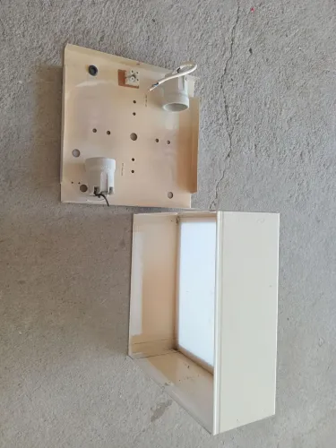 Luminária  de teto para 2 lâmpadas 