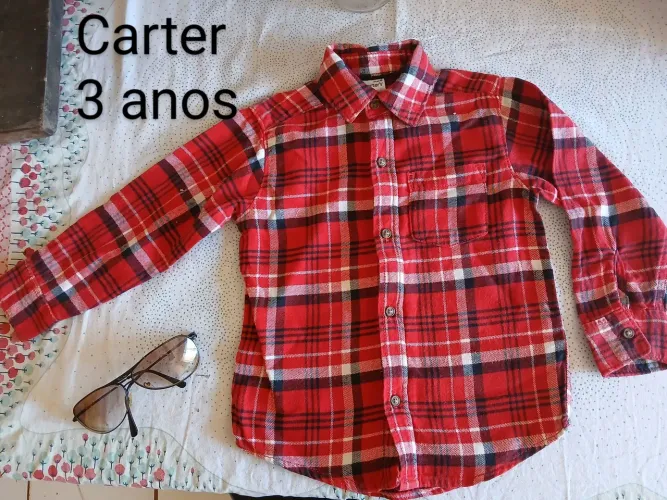 Camisas xadrez (vários tamanhos)
