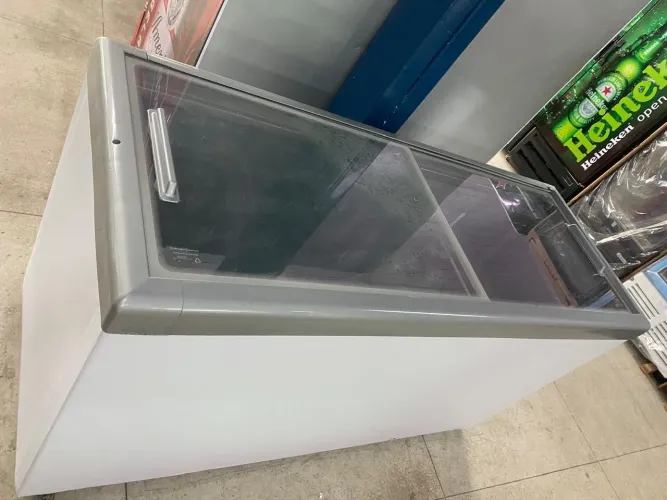 FREZZER HORIZONTAL SEMI NOVO 550 L PORTA DE VIDRO
