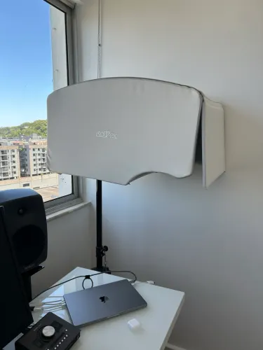 Isovox 2 Cabine Portáril Gravação Voz + Led + Pedestal