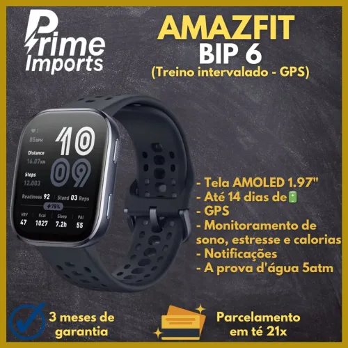 Amazfit Bip 6*LACRADO*GARANTIA*