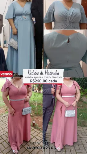 Vestido de festa, madrinha, formanda