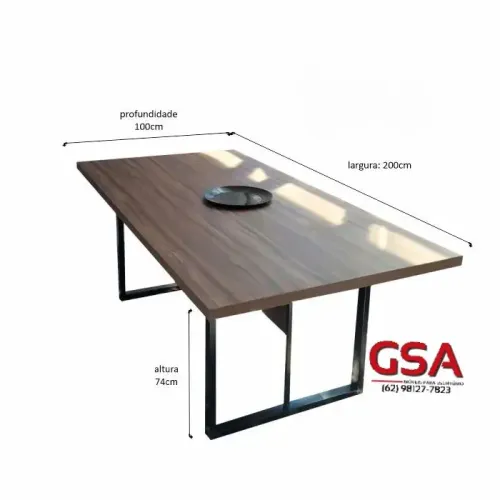 Mesa de reunião industrial ( Entrega e montagem grátis ! )