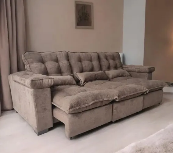 PROMOÇÃO DE FINAL DE ANO RETRÁTIL RECLINÁVEL 3 LUGARES 