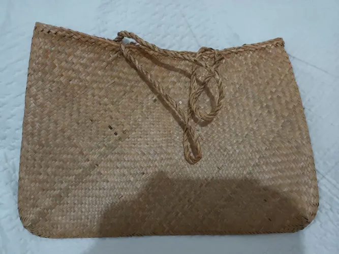 Bolsa de palha artesanal Baixei o preço!!!!