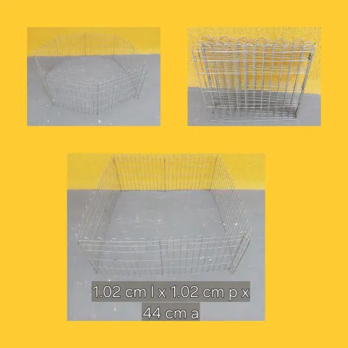 Cercadinho para filhotes - 1,02m x 1,02m x 44cm
