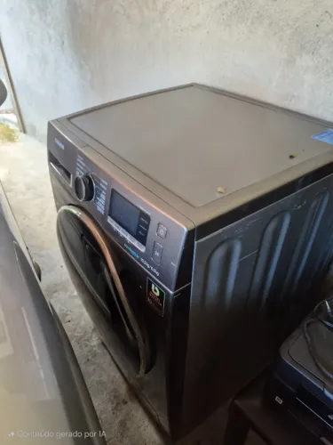 Lava e Seca Digital Inverter Samsung Ecobubble WD10M Cinza 10.1kg