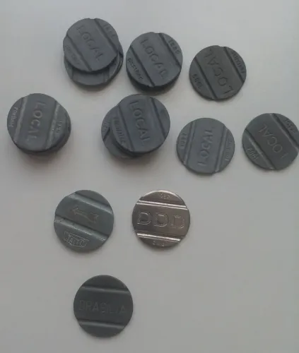 FICHAS DE TELEFONE ORELHÃO  VARIADO