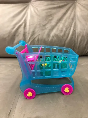 Carrinho de compras de brinquedo Shopkins 