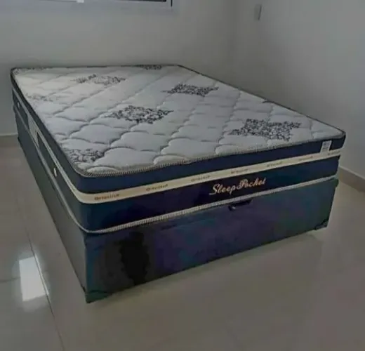 Conjunto colchão e base