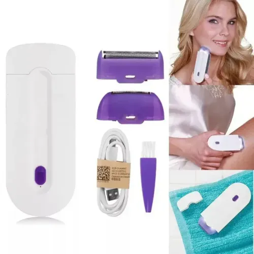 Depilador Feminino Pelos Corporal Elétrico Sem Fio Portátil