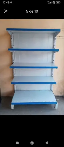 Expositor/Prateleira de aço reforçado