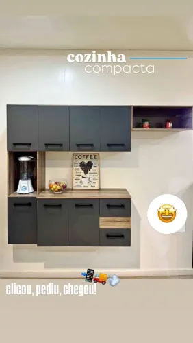 ,?Lindoooo ? Armário de Cozinha Compacto ?- Novo