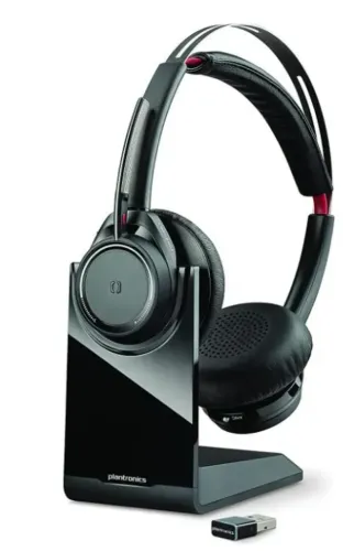 Headset Sem Fio  Cancelamento de ruido - Voyager Focus B825-m Plantronics  -uso prof. Imp