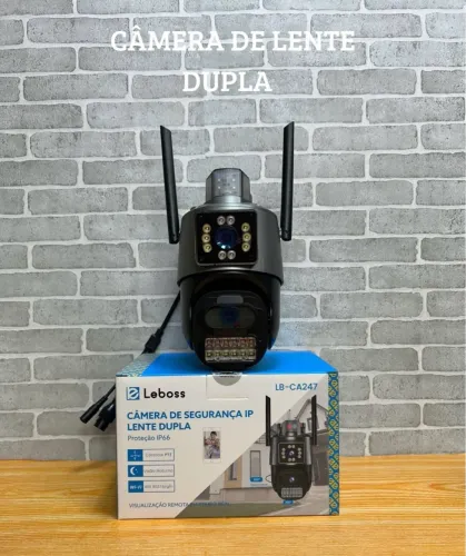Câmera de Segurança IP Lente Dupla Leboss LB-CA247