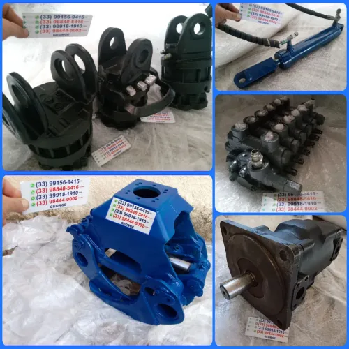 ROTATOR GARRA FLORESTAL PERFURATRIZ CONCHA PISTÃO HIDRÁULICO COMANDO HIDRÁULICO BOMBA 