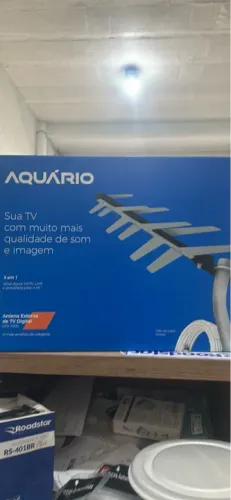 Antena Externa de TV Digital Aquário - Novo