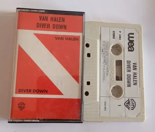 Fita K7 Cassete Van Halen Diver Down Nacional