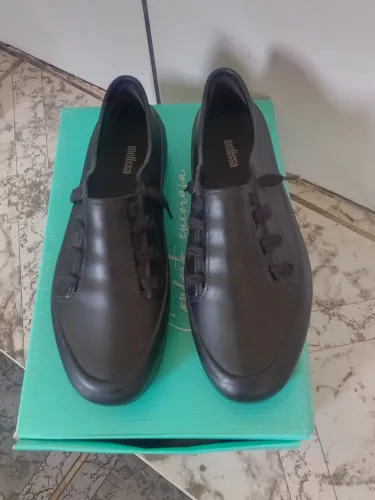 Tênis Melissa slip on preto