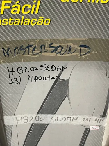Calha de chuva hb20s sedan 13 4portas instalado