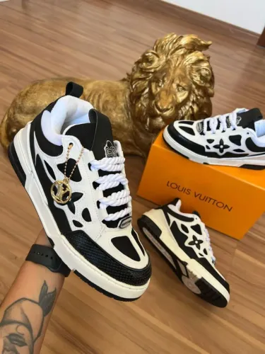 Tênis Louis Vuitton Black & White