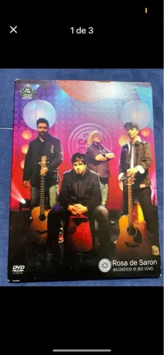 DVD Rosa de Saron Acústico e ao Vivo