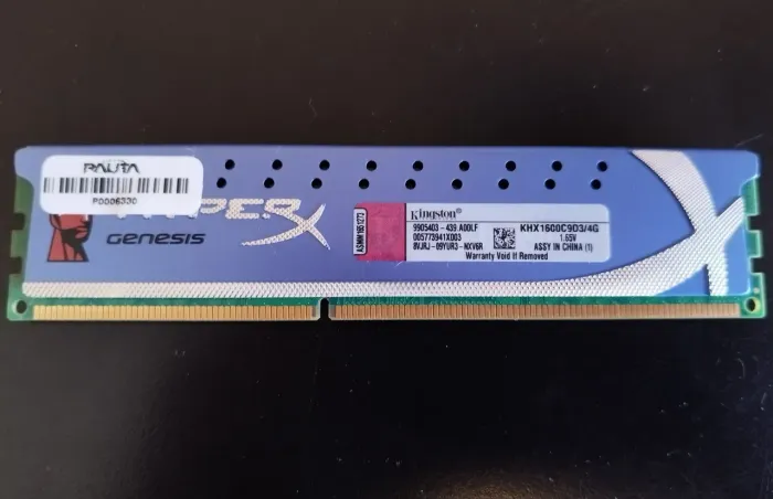 Memória RAM Kingston HyperX Genesis 4GB DDR3 1600MHz