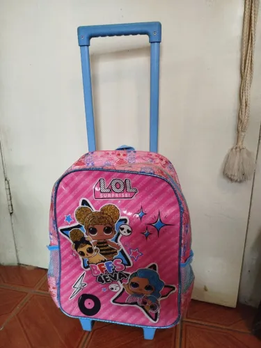 Mochila Infantil de Rodinhas LOL Surprise