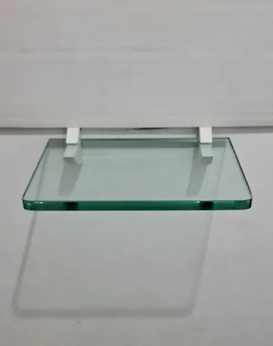 Prateleira de vidro para decoração