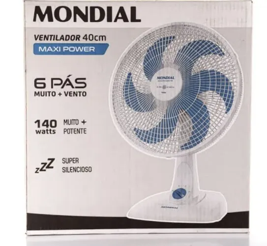 Ventilador Mondial 40cm Maxi Power 6 Pás - 140 Watts