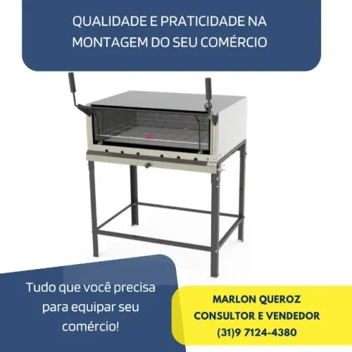 Forno de Pizza Progas com Pedra Refratária 
