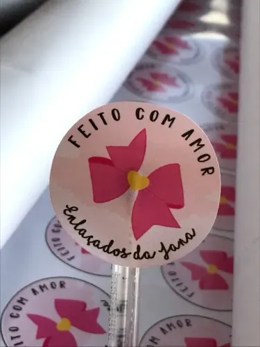 Adesivos de vinil personalizado com impressão digital 