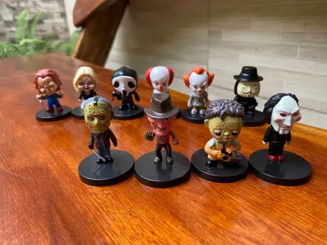 Kit Terror 10 Peças - Vários Personagens