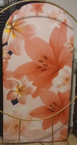 Capa para painel romano tema floral